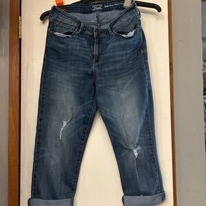 Levi Strauss High-Rise Slim Crop Capris size 14